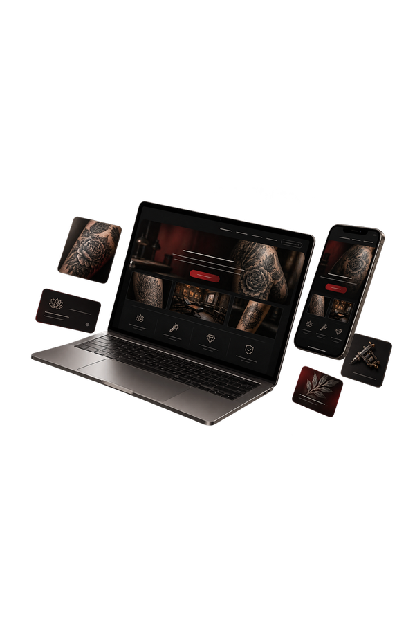 Mockup de landing pages profissionais
